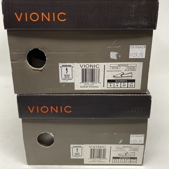 Vionic MIDI SNAKE SLIP-ON SNEAKER blue - Picture 9 of 10
